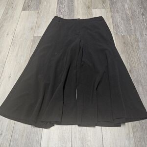 Margaret M Y2K Vintage Extra Wide Leg Gaucho Pants Trouser Black Women's 10